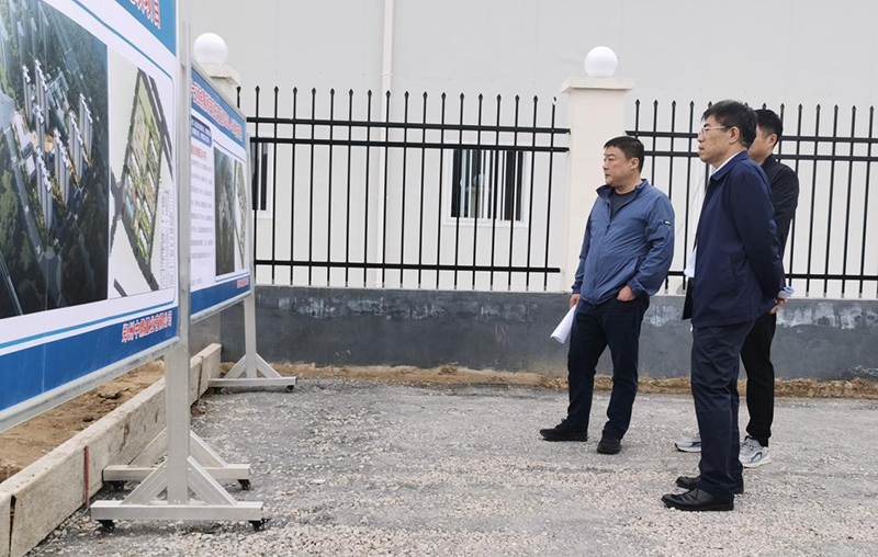 yl23455永利集团官网负责人汪洋到侯寨新镇区安置区调研项目建设工作