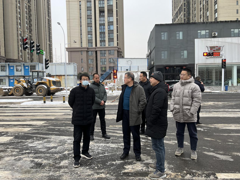 yl23455永利集团官网总经理助理黄志澎到市政道路项目检查指导工作