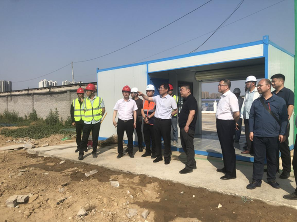 yl23455永利集团官网党委书记、董事长汪洋到侯寨新镇区安置区调研项目建设工作